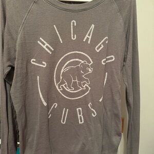 PINK Chicago cubs Gray long sleeve